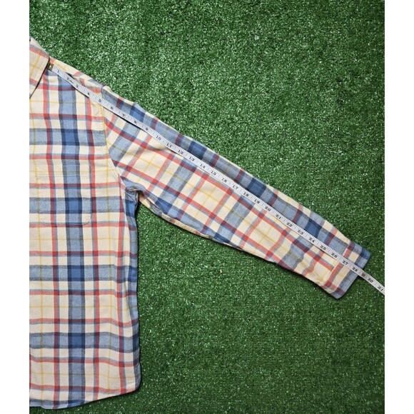 L.L.Bean Scotch Plaid Flannel Button Up Shirt (Women's M) - Picture 11 of 14